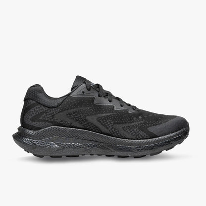 Inner side view of VJ Shoes Flow trail running shoe in black