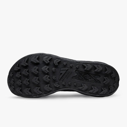 Sole of VJ Shoes Flow trail running shoe in black